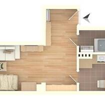 Ruhige, moderne 1- Zimmer Single Wohnung! - Schwerin