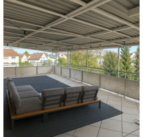 Modern möblierte Wohnung mit großer Dachterrasse – befristet zu v - Limburgerhof