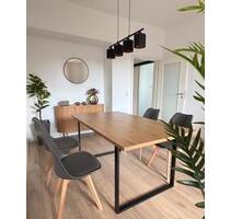 Möbliert, helle 3-Zimmer-Wohnung im Herzen von Düsseldorf