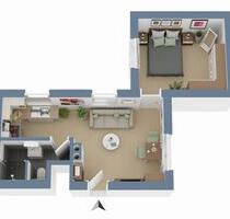 KfW 55 Standard: Moderne 2-Zimmer-Wohnung – kernsaniert und zentral in Rinteln
