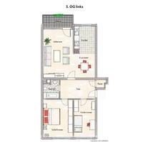 Helle 3,5-Zimmer-Wohnung mit Balkon - Oberhausen