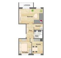 2-Raum-Umbauwohnung mit Abstellraum! - Zwickau Neuplanitz