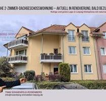 Exklusive 2-Raum-Dachgeschosswohnung – hochwertig renoviert und bald bezugsfertig in ruhiger Lage - Leipzig Ost