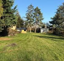 Wiesengrundstück 2.000 m2 mit kl. Gartenhaus am Golfplatz - Halle (Saale) Büschdorf