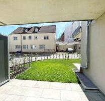 *NEUBAU* Lichtdurchflutete Terrassenwohnung mit eigenem Gartenanteil! - Fürth Südstadt