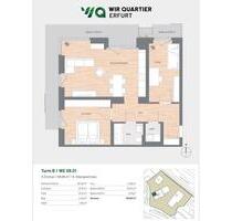 3 Zimmer Wohnung - 1.462,00 EUR Kaltmiete, ca.  89,00 m² in Erfurt (PLZ: 99084)