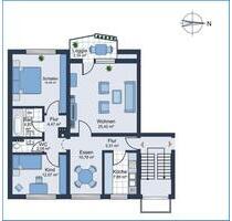 Provisionsfreie 3,5-Raum-Wohnung mit Balkon und EBK in Radolfzell - Radolfzell am Bodensee