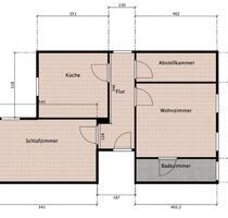 3ZKB Wohnung mit großem Nutzgarten, Terasse, Garten und Hobbyraum - Nierstein
