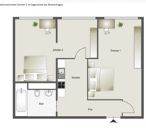 Helles, möbliertes Zimmer in 2er-WG – München, Strehleranger 5