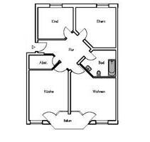 3 Zimmer, Küche, Bad, Balkon - in Dahlen