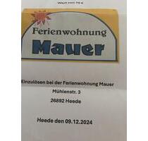 Ferienwohnung in Heede - 25,00 EUR Kaltmiete, in Dörpen (PLZ: 26892)