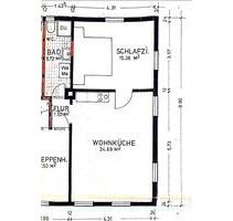 Zu vermieten: 2-Zimmer Wohnung 47 qm - Scheidegg