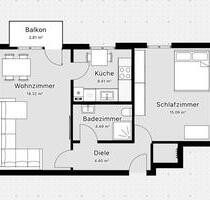 2-Zimmer-Wohnung in ruhiger Lage mit EBK und modernem Bad - Köln Kalk