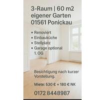 3-Raum-Wohnung mit eigenem Garten | 60 m2| Ponickau - Ebersbach