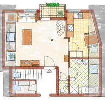helle 2-Zimmer-Maisonette-Wohnung in Mägerkingen zu vermieten - Trochtelfingen