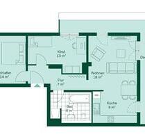 3-Zimmer Dachterassen Wohnung, Erstbezug & Neubau - Berlin Neukölln