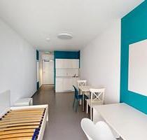 Nur für Studenten und Personen in Ausbildung- Möbliertes 1-Zimmer-Apartment mit Einbauküche und Terrasse - Frankfurt am Main Bockenheim