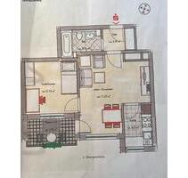 2 Zimmer Wohnung - 752,00 EUR Kaltmiete, ca.  42,00 m² in Nürnberg (PLZ: 90449) Gebersdorf