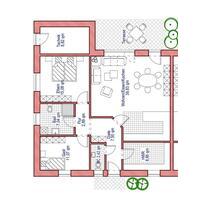 Neuwertige 3-Zimmer-Wohnung im Außenbereich von Ankum