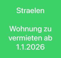 Wohnung in Straelen zu vermieten ab 1.1.2026