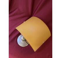 Design Lampe Piperita Arteluce Glas Wandlampe gebogen gelb - Krefeld Bockum
