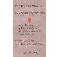 Ein Raum im Kosmetikstudio - 800,00 EUR Kaltmiete, in Heilbronn (PLZ: 74081) Horkheim