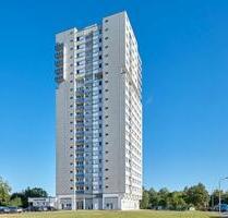 Attraktive Dachwohnung im Hochhaus: 1 Zimmer – kurzfristig bezugsfrei ! - Halle (Saale) Halle-Neustadt