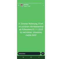 3 Zimmer Wohnung 91m² saniert in Marienthal - Hamburg Wandsbek