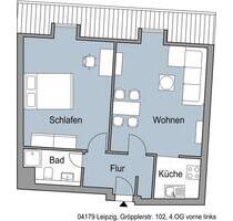 Leipzig Lindenau- 2 Zimmer Wohnung- frei ab sofort