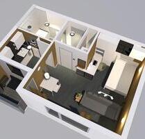Renoviert 1-Zi-Premium-Wohnung, Balkon, Erstbezug,von privat - Kassel Philippinenhof-Warteberg