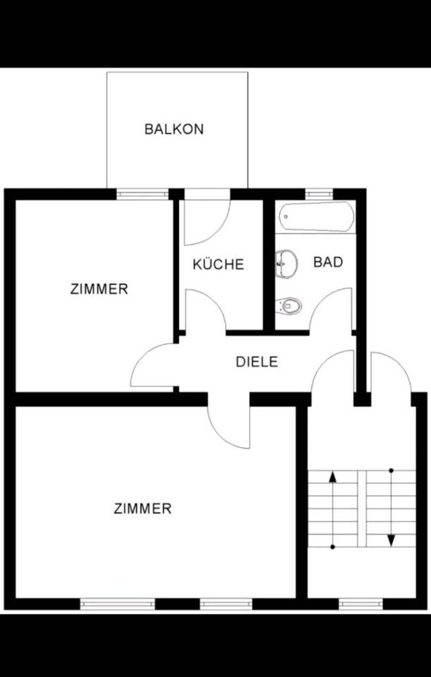 Wohnung in Bochum grumme 2,5 Zimmer 44807