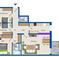 Wohnung - 4-Zimmer - mit zwei Balkonen - Bremen Neustadt