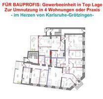 Wohnungen Praxisfläche - 499.000,00 EUR Kaufpreis, ca.  269,00 m² in Karlsruhe (PLZ: 76229) Grötzingen