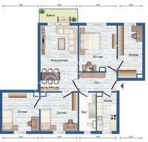 Annaburg 5 Zimmer WG geeignet, frisch renoviert mit Balkon!