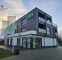 Exklusive Penthousewohnung mit EBK und großer Dachterrasse zu vermieten. KfW-40plus Standard, Aufzug. - Friesoythe