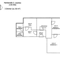 Moderne 3-Zi.-Whg. in Lauenau - 490,00&nbsp;EUR Kaltmiete, ca.&nbsp; 60,00&nbsp;m&sup2; in Lauenau (PLZ: 31867)