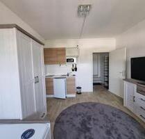 Über den Dächern von Halle Neustadt-möblierte Singlewohnung inklusive Einbauküche - Halle (Saale) Nietleben