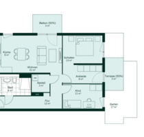 Erstbezug: 3,5-Zimmer-EG-Wohnung Balkon & Garten – barrierefrei - Düsseldorf Stadtbezirk 9