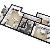 3 Zimmer 97 qm Wohnung mit Terrasse & Stellplatz zentral in Tarp
