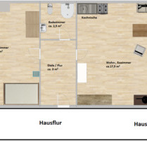 34 m² EG-Wohnung zu vermieten! - 315,00 EUR Kaltmiete, ca.  34,00 m² in Krefeld (PLZ: 47805) Dießem