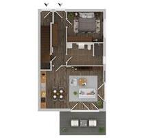 Moderne Wohnung zur Vermietung in ruhiger Lage - Hollern-Twielenfleth