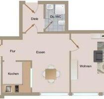 Helle 2,5-Zimmer Wohnung mit Küche und Stellplatz in Sindelfingen