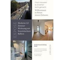 Moderne 1,5 Zimmer Wohnung mit französischen Balkon - Düsseldorf Stadtbezirk 2