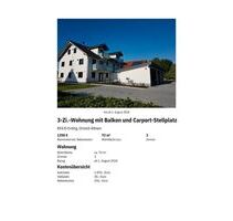 3-Zi.-Wohnung mit Balkon und Carport-Stellplatz ab 01.08.24 - Erding