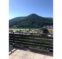 Wohnung mit schöner Aussicht, renoviert, mit Innenparkplatz. - Baiersbronn