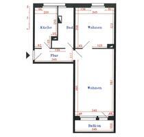 Frisch renovierte 2 Raum Wohnung in Neustadt Dosse sofort zu vermieten! - Neustadt (Dosse)