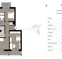 Barrierefreie 4-Zimmer-Wohnung mit Einbauküche, Stellplatz und 2 Balkonen - Chemnitz Rabenstein