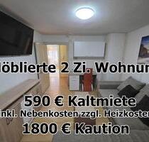 ab sofort - möblierte 2 Zimmer Wohnung mit EBK - Pirmasens Niedersimten