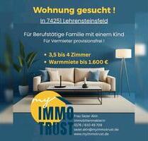 VERMIETER AUFGEPASST! - 1.600,00 EUR Kaltmiete, in Lehrensteinsfeld (PLZ: 74251)