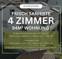 4 ZIMMER WOHNUNG IN ERGOLDING - 1.650,00 EUR Kaltmiete, ca.  94,00 m² in Altdorf (PLZ: 84032)